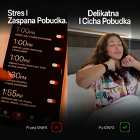 ONYX™ Budzik, który obudzi Cię Wibracją - nie budząc nikogo obok