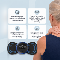 Svana™ Puls - Masażer Karku EMS i Korektor Postawy