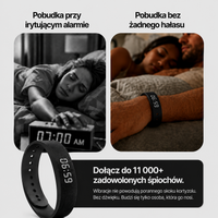 ONYX™ Budzik, który obudzi Cię Wibracją - nie budząc nikogo obok