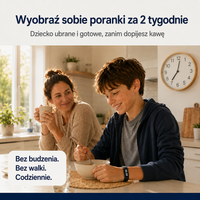 ONYX™ Budzik Wibracyjny dla osób, które przesypiają każdy alarm